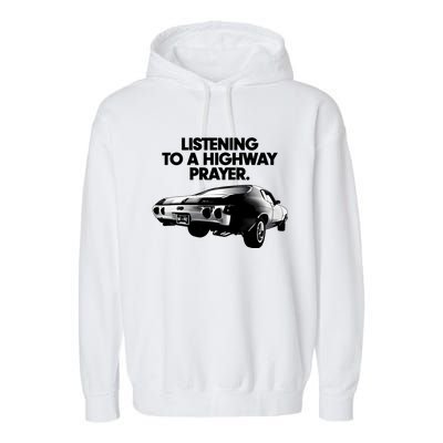 Billy Strings Listening To A Highway Prayers 2024 Garment-Dyed Fleece Hoodie