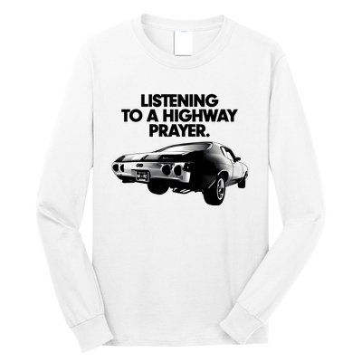 Billy Strings Listening To A Highway Prayers 2024 Long Sleeve Shirt