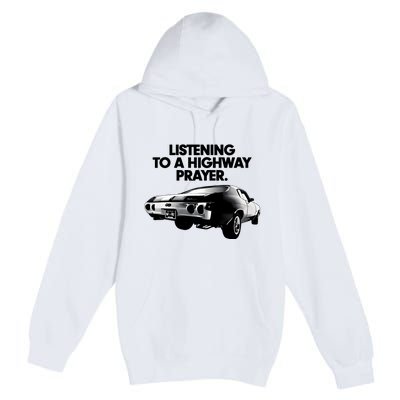 Billy Strings Listening To A Highway Prayers 2024 Premium Pullover Hoodie