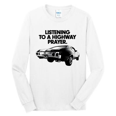 Billy Strings Listening To A Highway Prayers 2024 Tall Long Sleeve T-Shirt