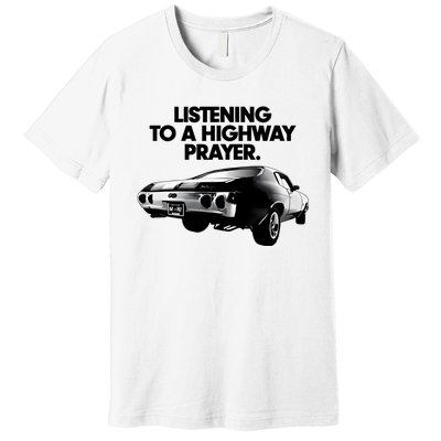 Billy Strings Listening To A Highway Prayers 2024 Premium T-Shirt