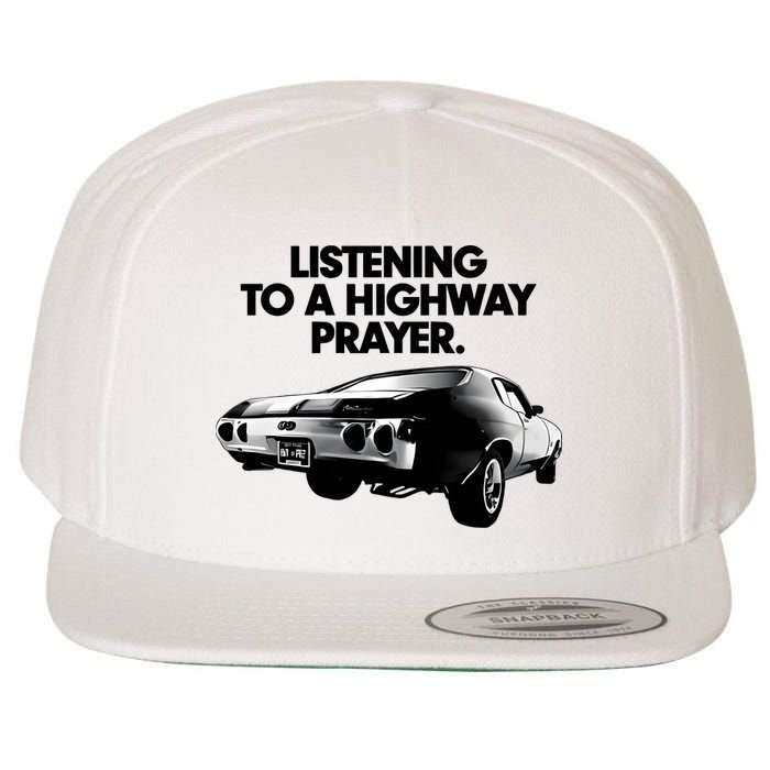 Billy Strings Listening To A Highway Prayers 2024 Wool Snapback Cap