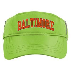 Baltimore Sports Logo Adult Drive Performance Visor