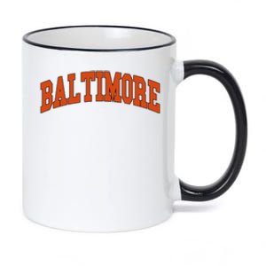 Baltimore Sports Logo 11oz Black Color Changing Mug