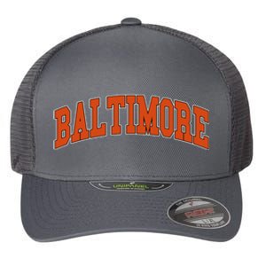 Baltimore Sports Logo Flexfit Unipanel Trucker Cap