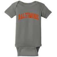 Baltimore Sports Logo Baby Bodysuit