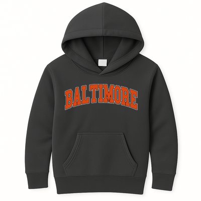 Baltimore Sports Logo Kids Hoodie