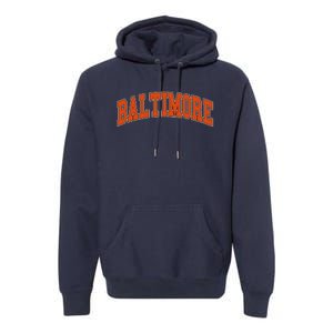 Baltimore Sports Logo Premium Hoodie