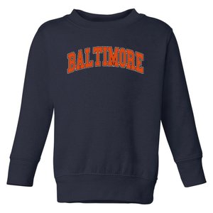 Baltimore Sports Logo Toddler Sweatshirt