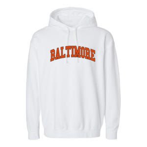 Baltimore Sports Logo Garment-Dyed Fleece Hoodie