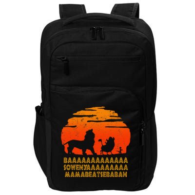 Baaa Sowenyaaa Lion African King Impact Tech Backpack