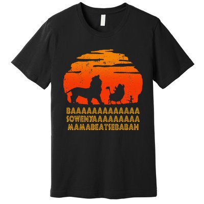 Baaa Sowenyaaa Lion African King Premium T-Shirt