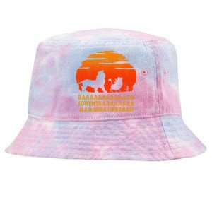 Baaa Sowenyaaa Lion African King Tie-Dyed Bucket Hat