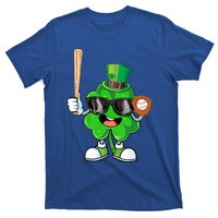 Baseball Shamrock Lucky Patricks Day Baseball Lover Gift T-Shirt