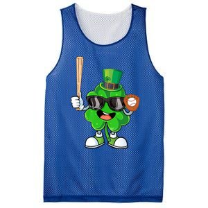 Baseball Shamrock Lucky Patricks Day Baseball Lover Gift Mesh Reversible Basketball Jersey Tank