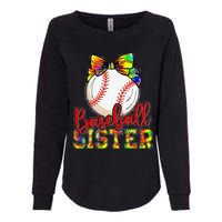 Baseball Sister Leopard Tie Dye Funny Mothers Day Womens California Wash Sweatshirt