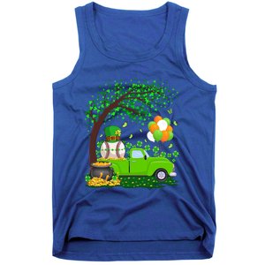 Baseball Sports Lover Shamrock Leaf Baseball St Patricks Day Funny Gift Tank Top