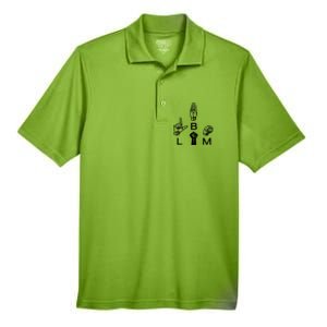 Blm Sign Language Gift Hand Graphic Hu Rights Tee Gift Men's Origin Performance Pique Polo