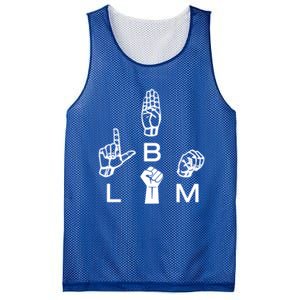 Blm Sign Language Gift Hand Graphic Hu Rights Tee Gift Mesh Reversible Basketball Jersey Tank