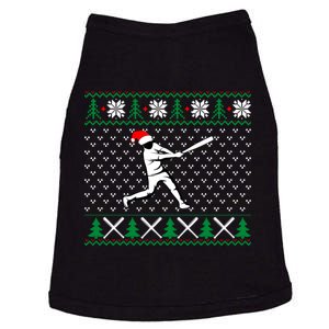 Baseball Sport Lover Ugly Christmas Sweater Doggie Tank