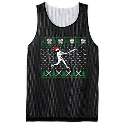 Baseball Sport Lover Ugly Christmas Sweater Mesh Reversible Basketball Jersey Tank