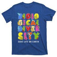 Biodiversity Safe Life On Earth Gift For Earth Planet Day Cute Gift T-Shirt