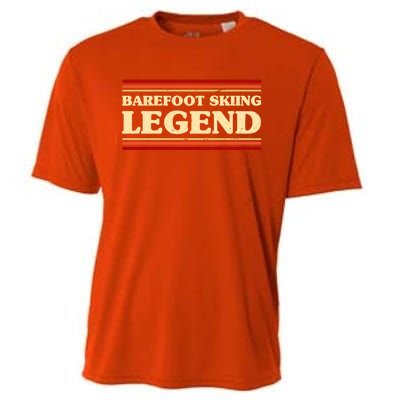 Barefoot Skiing Legend Barefooting Adventure Sports Gift Cooling Performance Crew T-Shirt