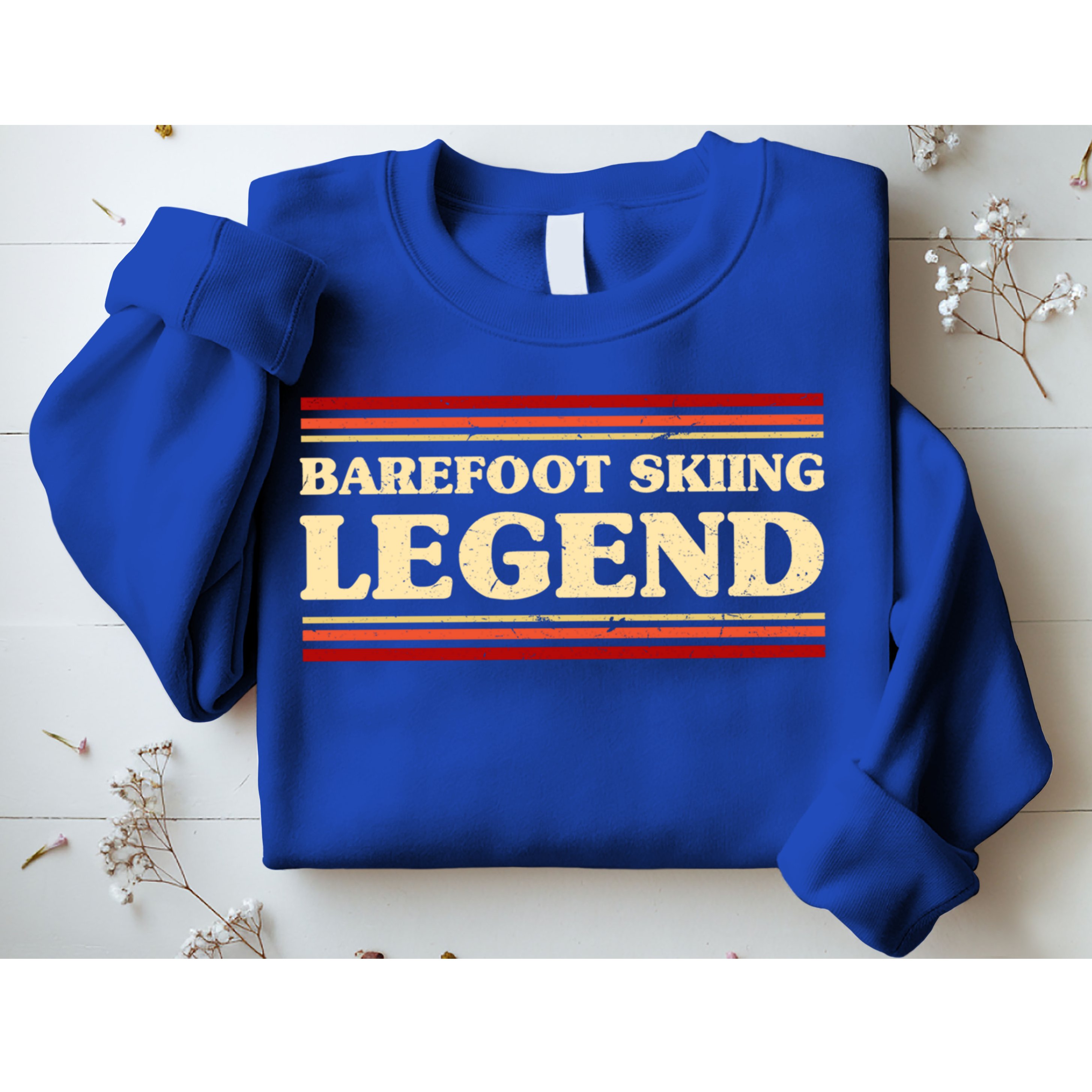 Barefoot Skiing Legend Barefooting Adventure Sports Gift Sweatshirt