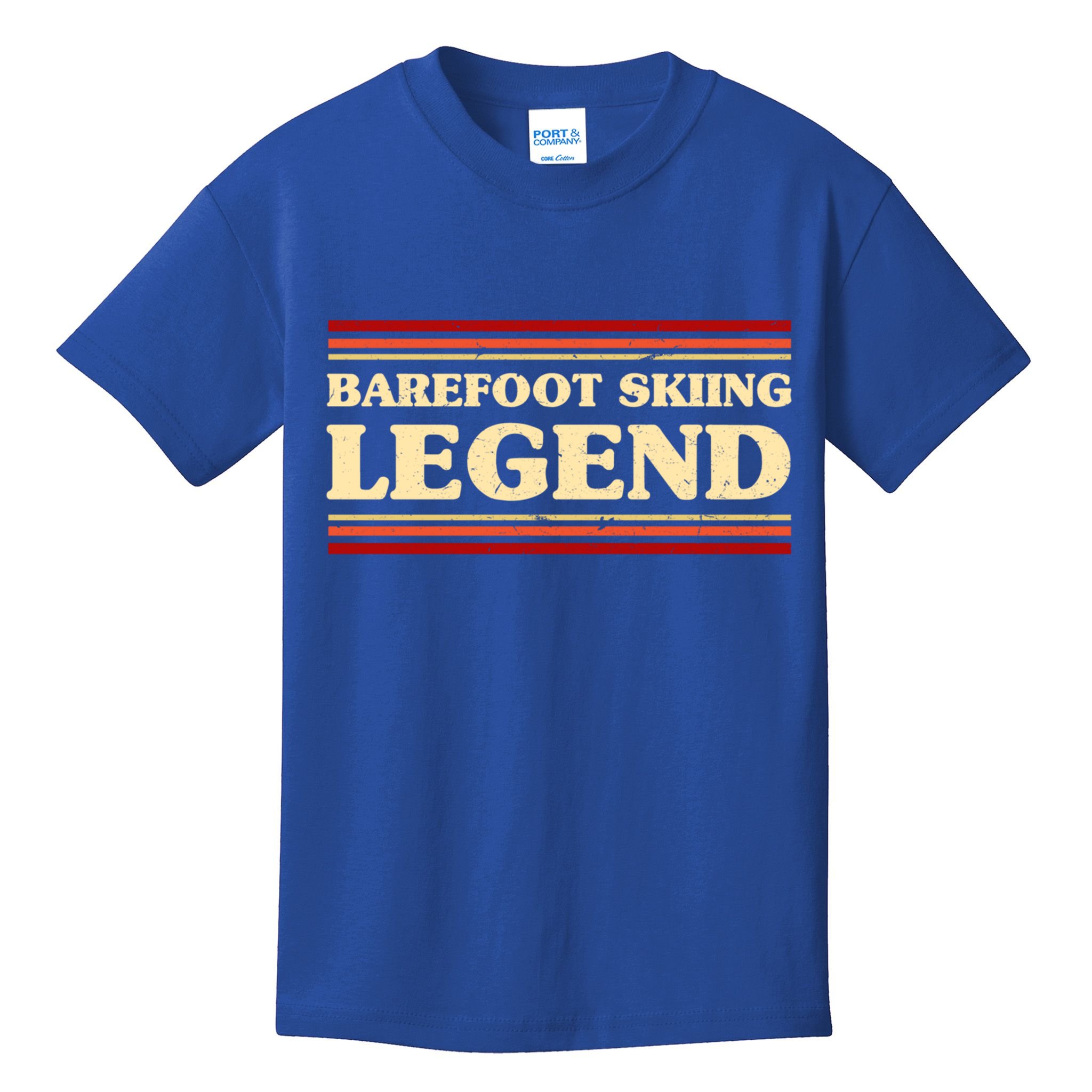 Barefoot Skiing Legend Barefooting Adventure Sports Gift Kids T-Shirt