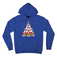 Bowling Sports Lover Xmas Tree Santa Christmas Bowling Gift Hoodie