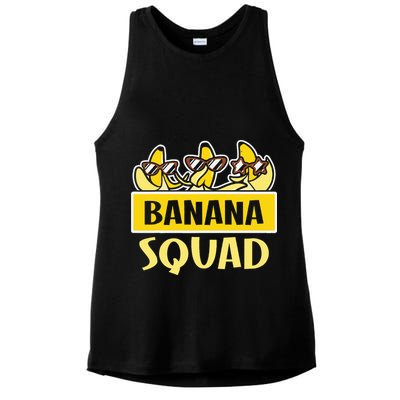 Banana Squad LetS Go Bananas Ladies PosiCharge Tri-Blend Wicking Tank