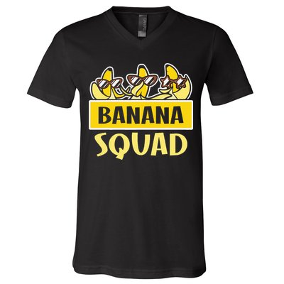 Banana Squad LetS Go Bananas V-Neck T-Shirt