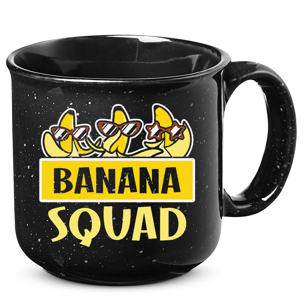 Banana Squad LetS Go Bananas 15oz Campfire Ceramic Mug