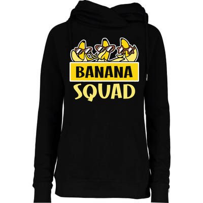 Banana Squad LetS Go Bananas Womens Funnel Neck Pullover Hood