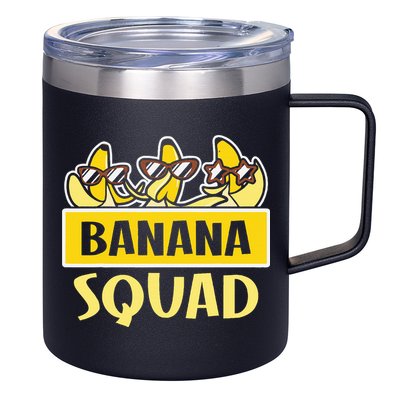 Banana Squad LetS Go Bananas 12oz Stainless Steel Coffee Mug