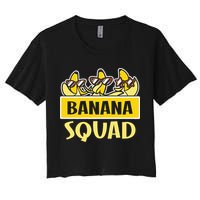 Banana Squad LetS Go Bananas Women's Crop Top Tee