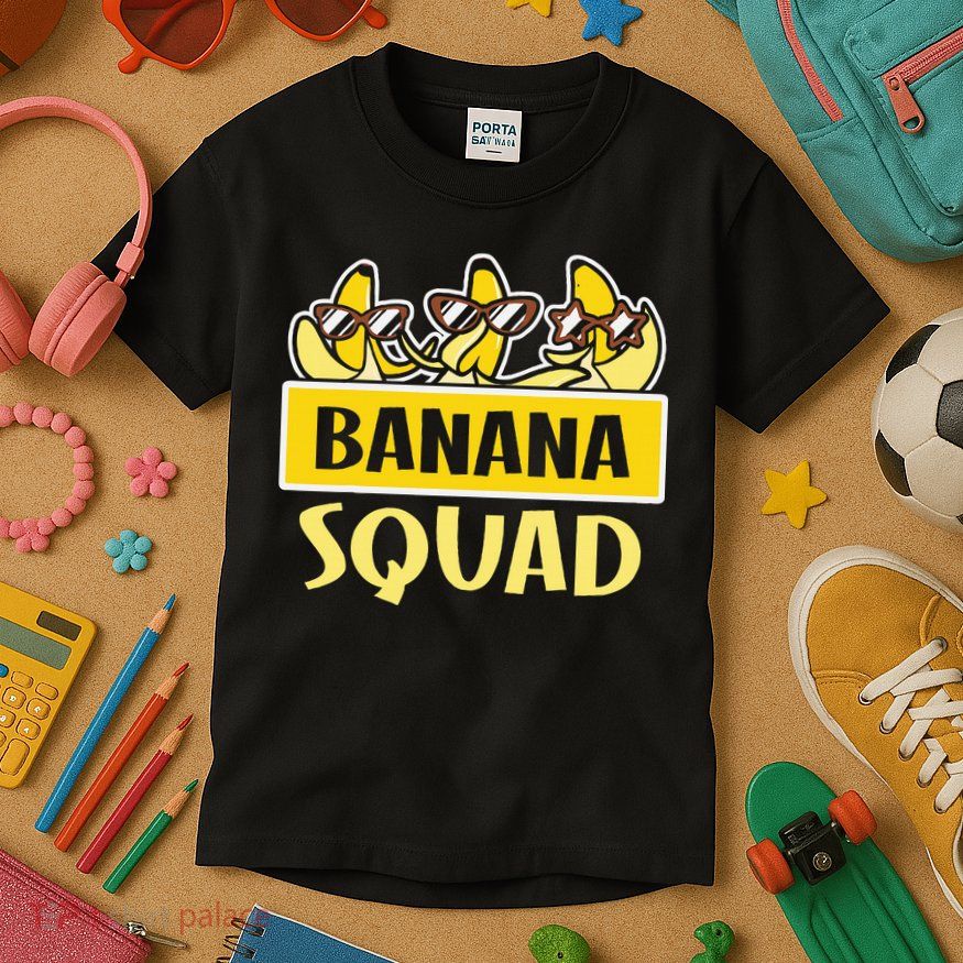 Banana Squad LetS Go Bananas Kids T-Shirt