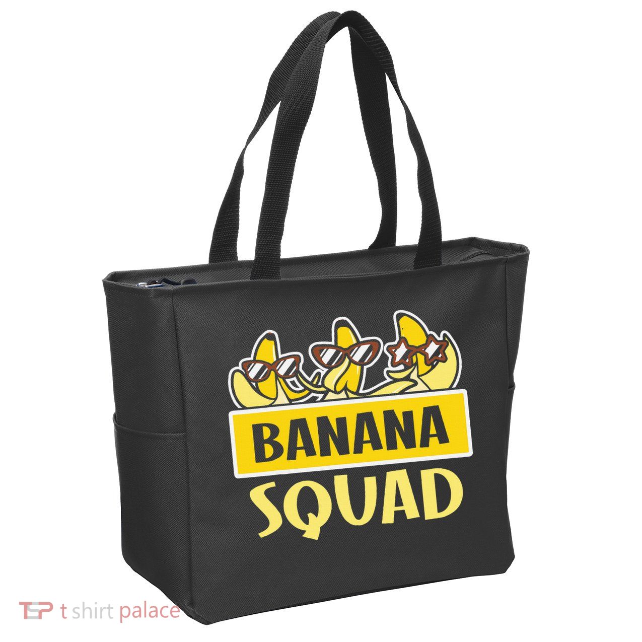 Banana Squad LetS Go Bananas Zip Tote Bag