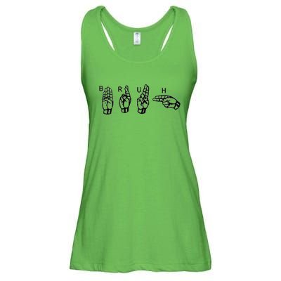 Bruh Sign Language Ladies Essential Flowy Tank