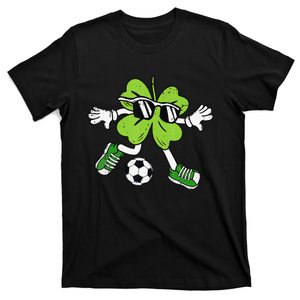 Baseball Shamrock Lucky Clover Irish St Patrick's Day T-Shirt