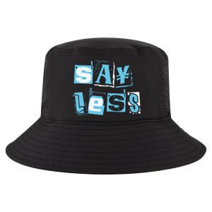 Blue Say Less Blue Color Graphic Cool Comfort Performance Bucket Hat