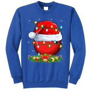 Bowling Sports Lover Lighting Xmas Santa Bowling Christmas Gift Sweatshirt