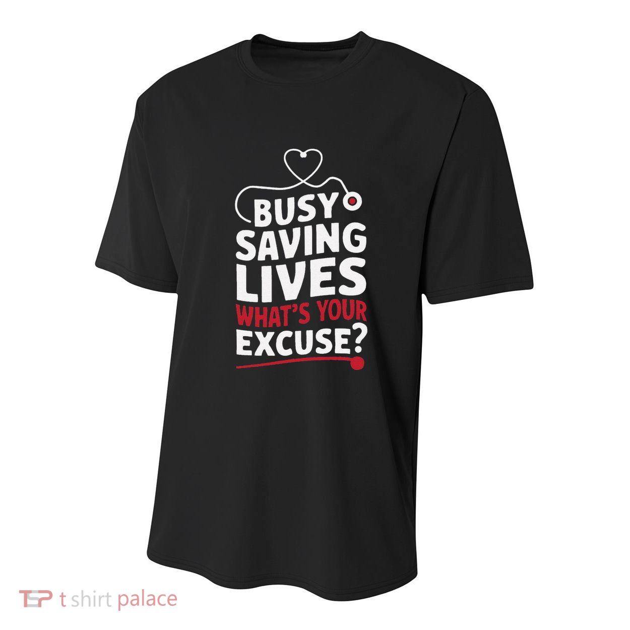 Busy Saving Lives What’S Your Excuse Icu Nurse Youth Performance Sprint T-Shirt