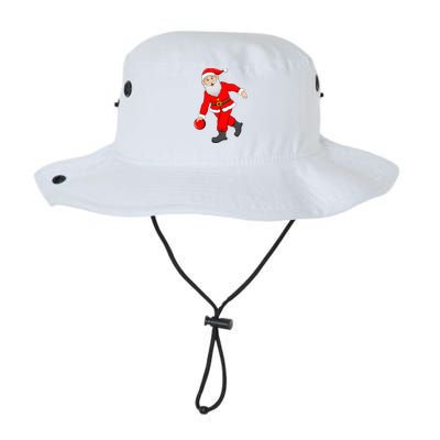 Bowling Sports Lover Santa Playing Bowling Christmas Cool Gift Legacy Cool Fit Booney Bucket Hat