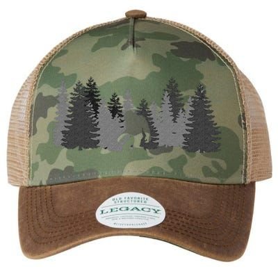 Bigfoot Sasquatch Lovers Bigfoot Believers Camping Legacy Tie Dye Trucker Hat