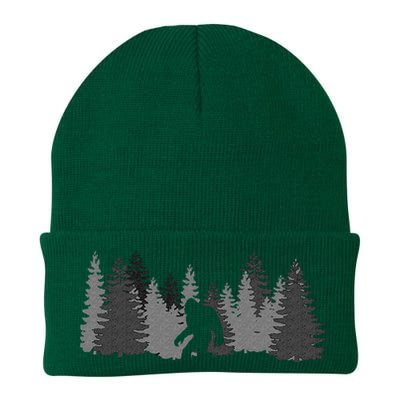 Bigfoot Sasquatch Lovers Bigfoot Believers Camping Knit Cap Winter Beanie