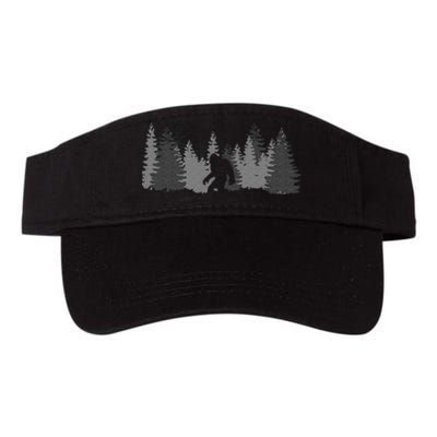 Bigfoot Sasquatch Lovers Bigfoot Believers Camping Valucap Bio-Washed Visor