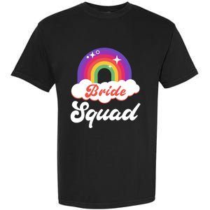 Bride Squad Lesbian Bachelorette Party Gift Garment-Dyed Heavyweight T-Shirt