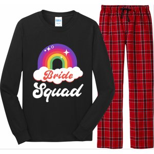 Bride Squad Lesbian Bachelorette Party Gift Long Sleeve Pajama Set