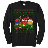 Bocce Sports Lover Xmas Santa Ugly Bocce Christmas Long Sleeve Sweatshirt